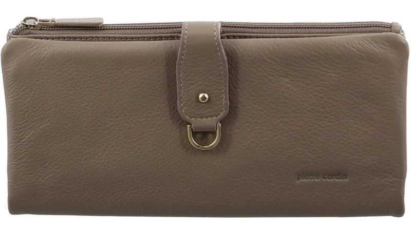 Load image into Gallery viewer, Pierre Cardin Women RFID Italian Leather Wallet Purse Credit Card Holder - Taupe-2
