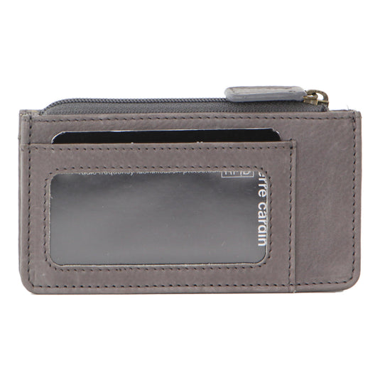 Pierre Cardin Womens Soft Italian Leather Coin Purse Holder Wallet - Teal-2