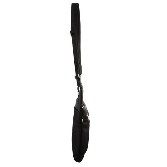 Pierre Cardin RFID Cross Body Bag Travel Anti-Theft Slash Proof - Black-3