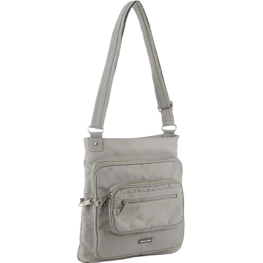 Pierre Cardin Nylon Cross Body RFID Anti-Theft Slash Proof Bag - Taupe-0