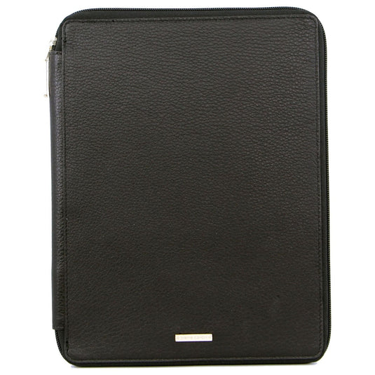 Pierre Cardin Unisex Document Folio for iPad Tablet Compendium Cover Case - Black-2