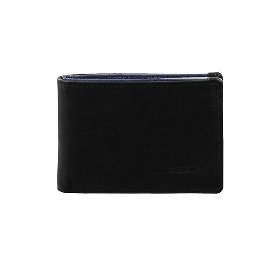 Pierre Cardin Mens Leather RFID Italian Two-Tone Wallet - Black/Navy-2