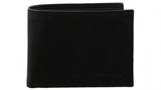 Pierre Cardin Italian Genuine Leather Mens Two Tone Bi Fold Wallet- Black/Cognac-4