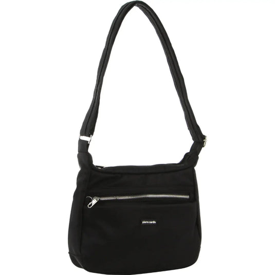 Pierre Cardin Nylon Cross Body RFID Anti-Theft Slash Proof Travel Bag - Black-1