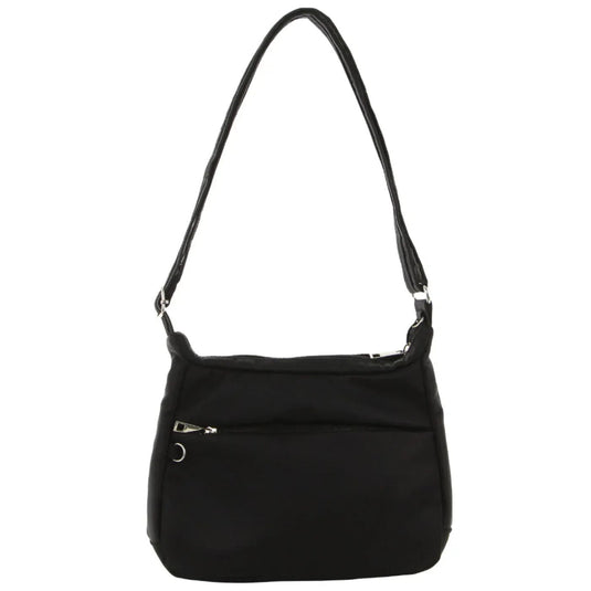 Pierre Cardin Nylon Cross Body RFID Anti-Theft Slash Proof Travel Bag - Black-3