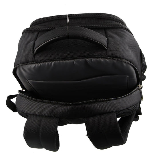 Pierre Cardin 30L Large Backpack Bag w 15" Laptop Sleeve Travel Luggage RFID - Black-4