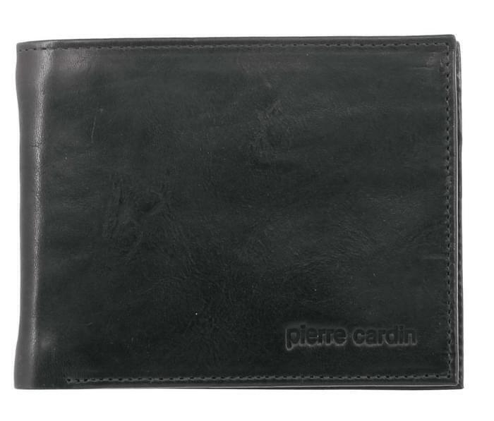 Load image into Gallery viewer, Pierre Cardin Mens Soft Rustic Leather RFID Protected Wallet - Black-2
