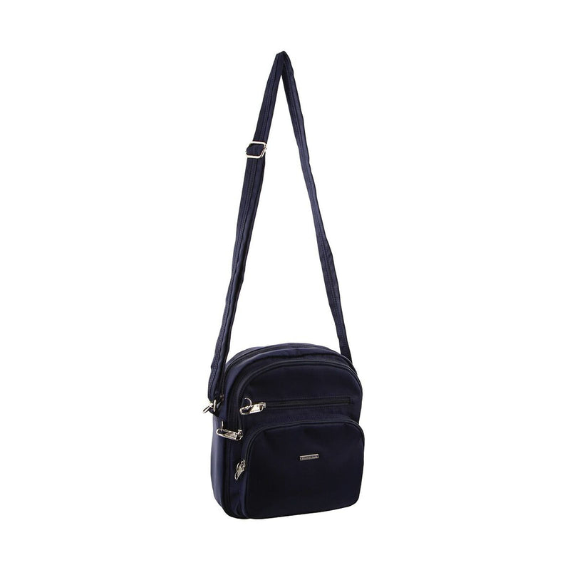 Load image into Gallery viewer, Pierre Cardin Nylon Shoulder Cross Body RFID Anti-Theft Slash Proof Bag Travel - Navy-2
