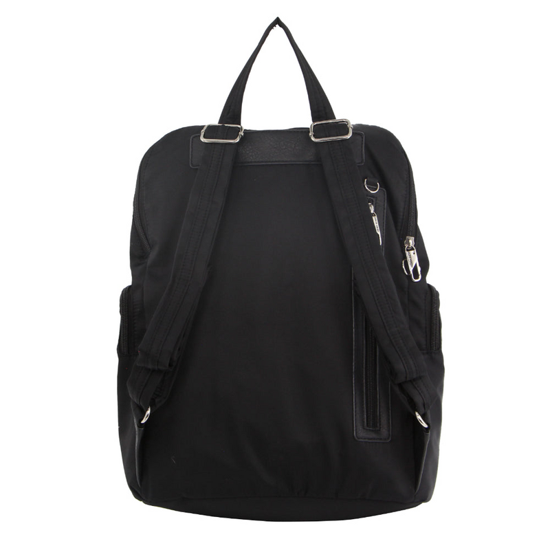 Load image into Gallery viewer, Pierre Cardin Nylon RFID Anti Theft Slash Proof Travel Backpack Bag - Black-2
