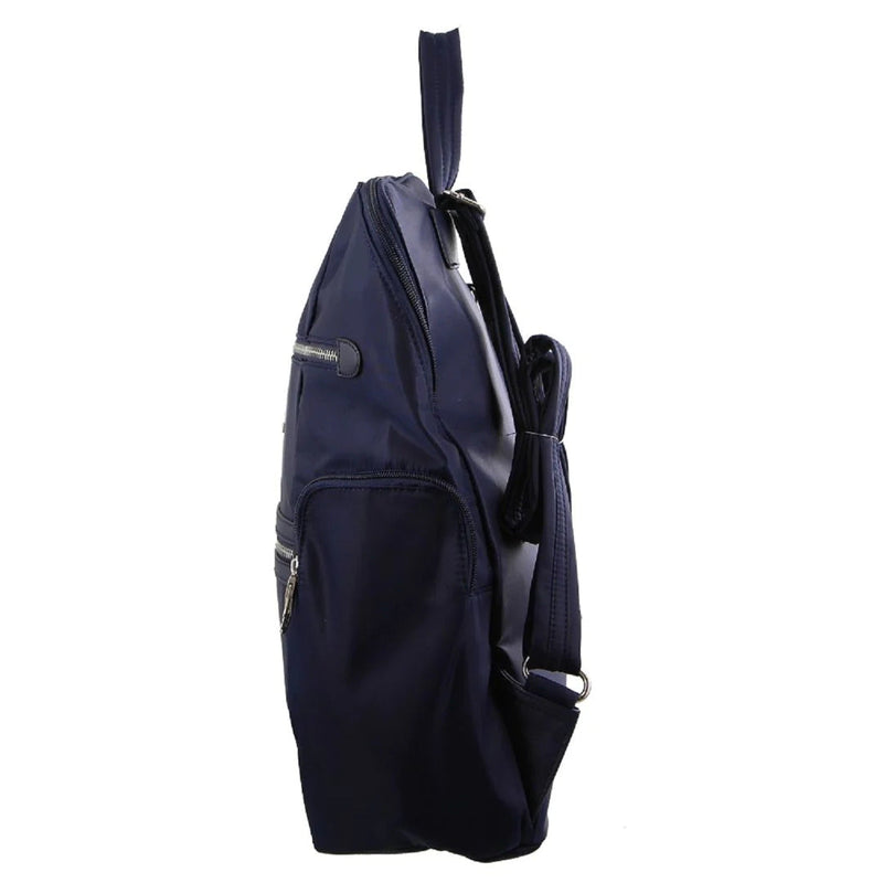 Load image into Gallery viewer, Pierre Cardin Nylon RFID Anti Theft Slash Proof Backpack Bag - Navy-3
