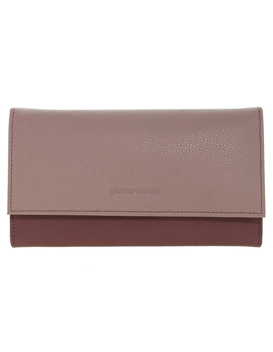 Pierre Cardin Italian Genuine Leather Ladies Wallet - Cherry-1