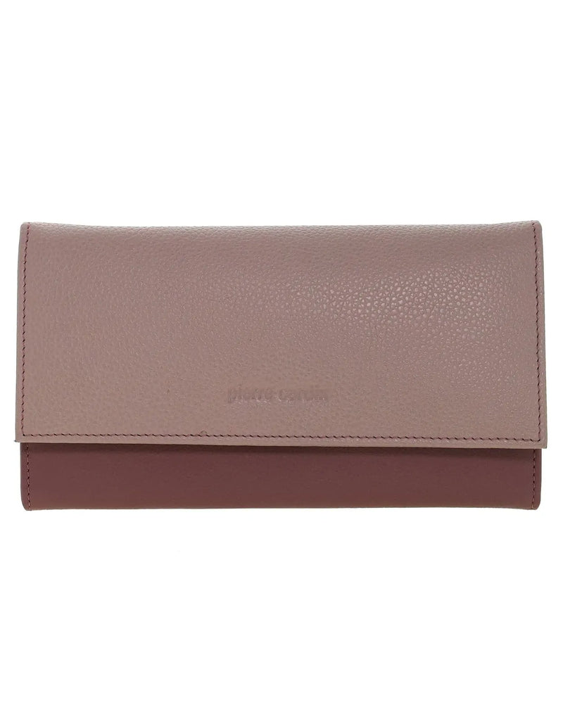 Load image into Gallery viewer, Pierre Cardin Italian Genuine Leather Ladies Wallet - Cherry-0
