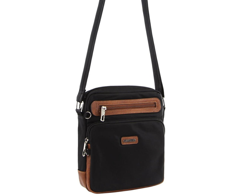 Load image into Gallery viewer, Pierre Cardin Nylon Cross Body Bag - Black-3

