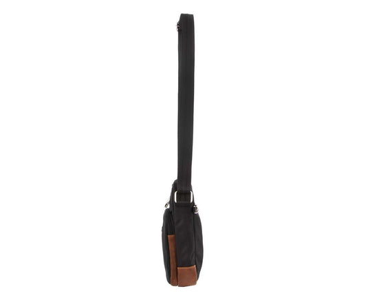 Pierre Cardin Nylon Cross Body Bag - Black-4