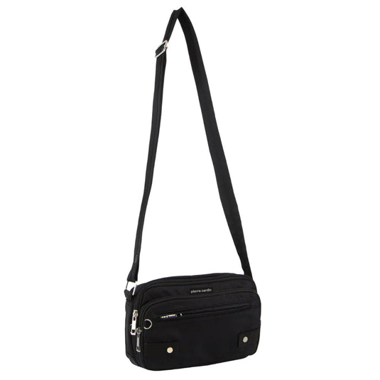 Pierre Cardin Casual Anti-Theft Cross Body Bag Slash Proof Bag RFID Blocking - Black-1