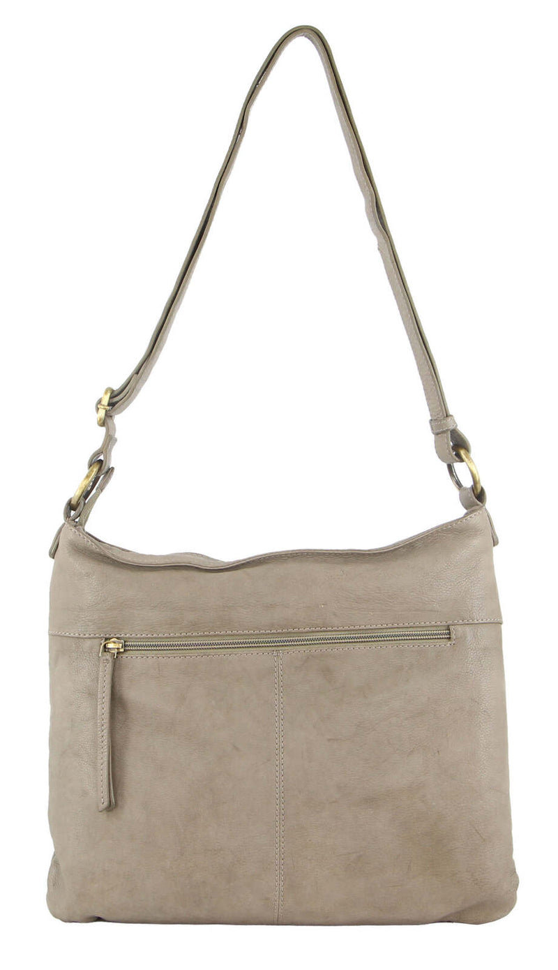 Load image into Gallery viewer, Pierre Cardin Woven Leather Ladies Cross-Body Bag Handbag - Taupe-2
