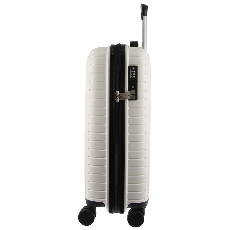 Load image into Gallery viewer, Pierre Cardin 76cm Large Hard-Shell Suitcase Travel Luggage Bag - White-4
