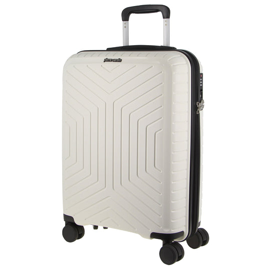 Pierre Cardin 76cm Large Hard-Shell Suitcase Travel Luggage Bag - White-1