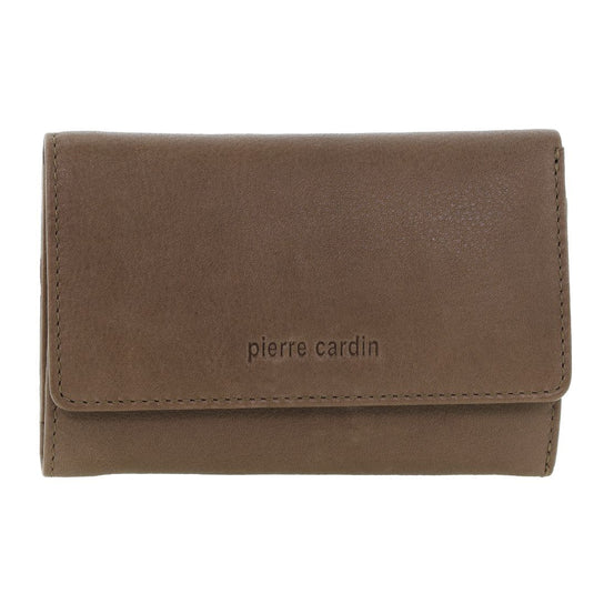 Pierre Cardin Womens Soft Italian Leather RFID Purse Wallet Rustic - Taupe-3