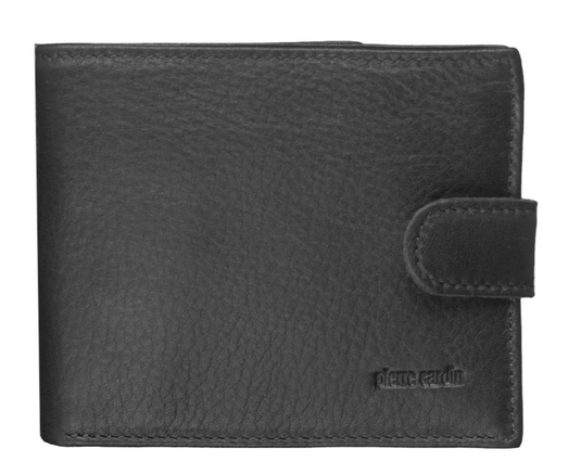 Pierre Cardin Mens Genuine Soft Italian Leather RFID Wallet - Black-2