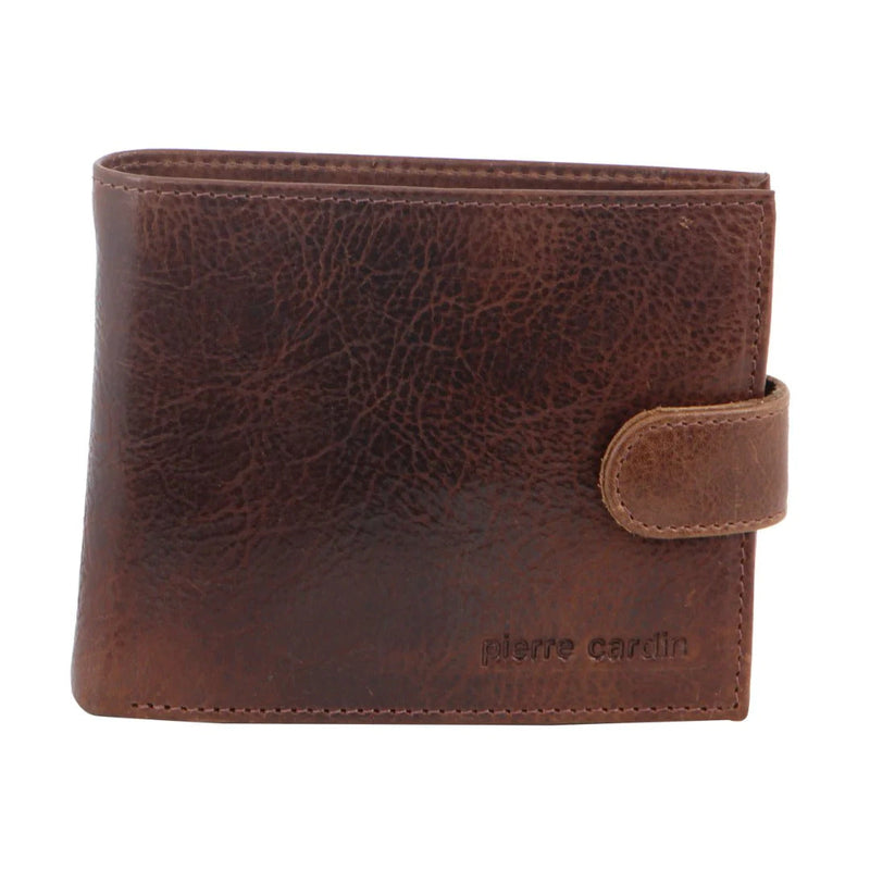 Load image into Gallery viewer, Pierre Cardin Mens Genuine Soft Italian Leather RFID Wallet - Cognac-1
