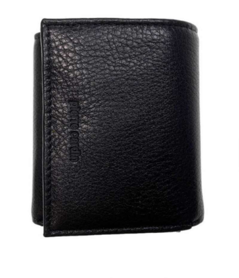Load image into Gallery viewer, Pierre Cardin RFID Mens Wallet Tri-Fold Genuine Italian Leather - Black-2
