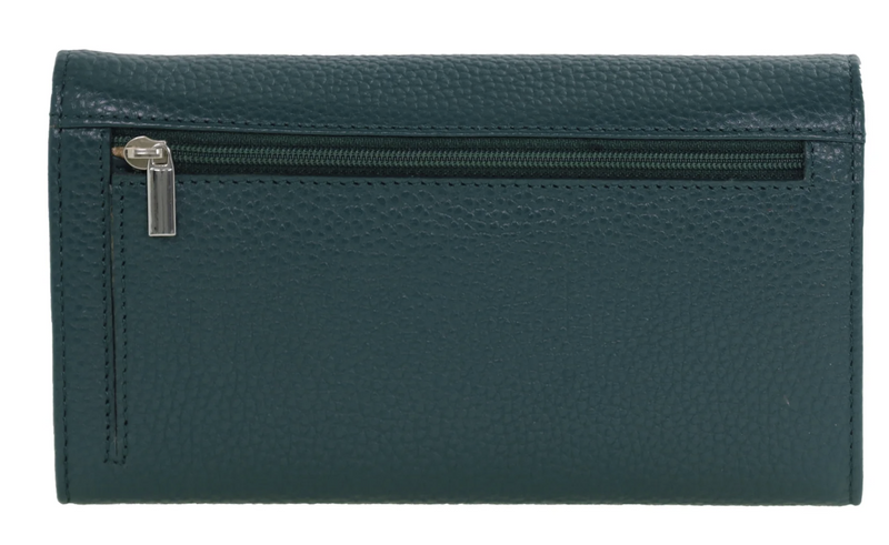 Load image into Gallery viewer, Pierre Cardin Ladies Womens Soft Italian Leather RFID Purse Wallet - Green-3
