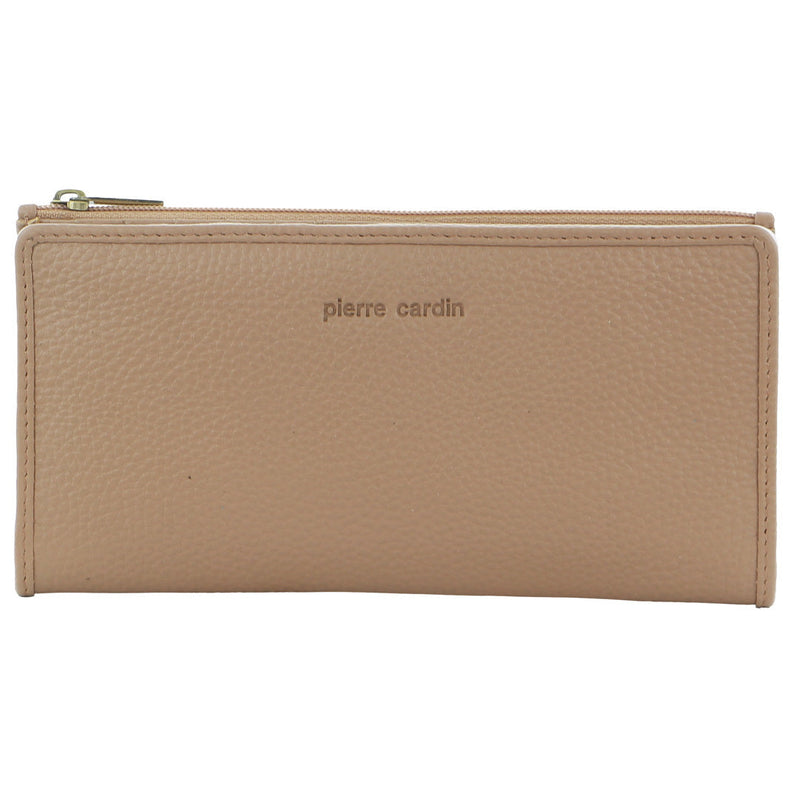 Load image into Gallery viewer, Pierre Cardin Womens Soft Italian Leather RFID Purse Wallet - Burro-2
