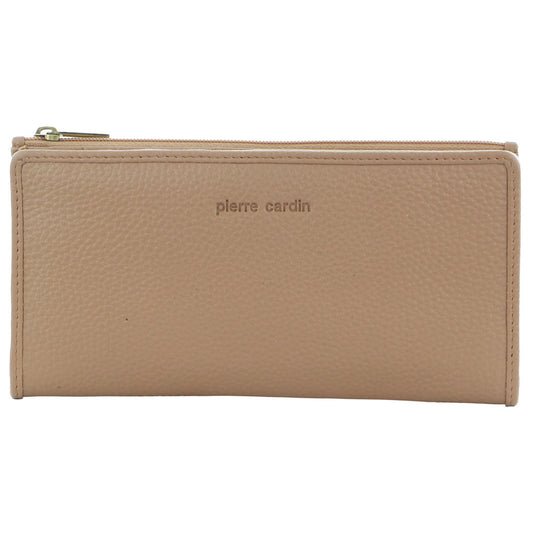 Pierre Cardin Womens Soft Italian Leather RFID Purse Wallet - Burro-2