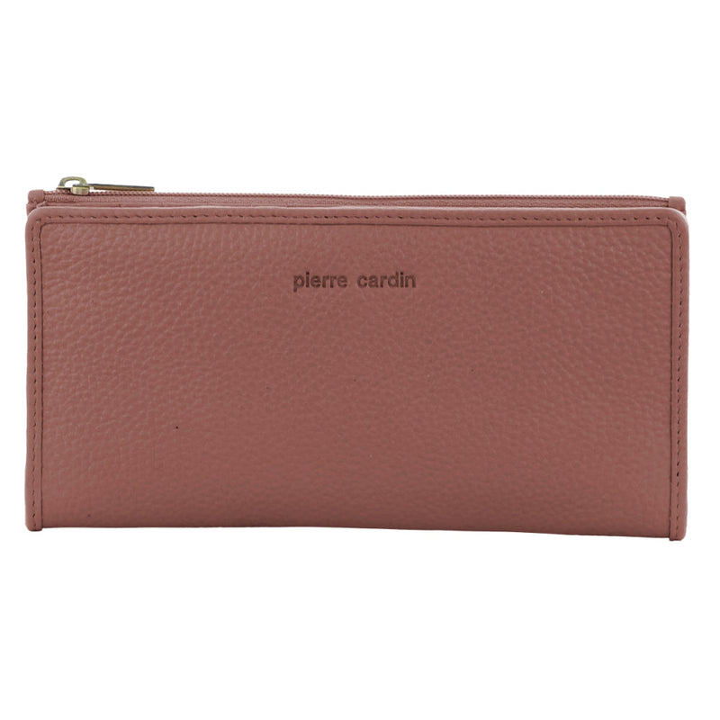 Load image into Gallery viewer, Pierre Cardin Ladies Womens Soft Italian Leather RFID Purse Wallet in Casia Rose-2
