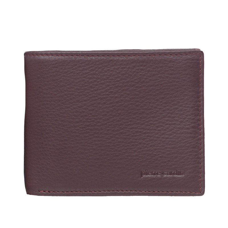 Load image into Gallery viewer, Pierre Cardin Mens Genuine Italian Leather Wallet Removable Coin Purse - Brown-2
