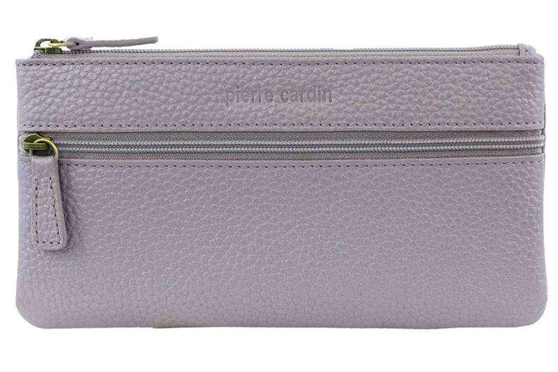 Load image into Gallery viewer, Pierre Cardin Leather Wallet Case for Phone and Coins in Titan-1
