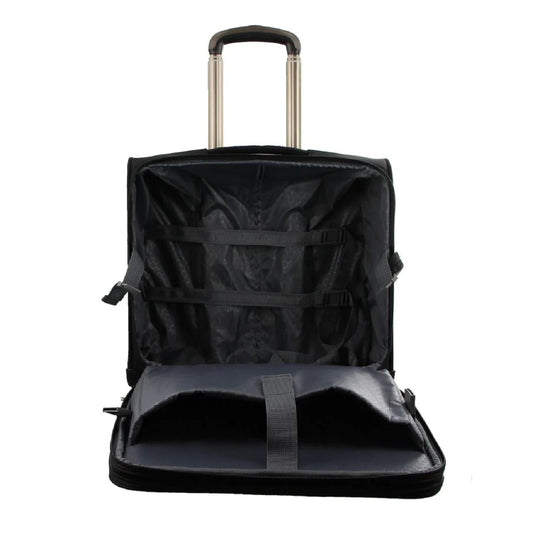 Pierre Cardin 4-Wheel Mobile Office/Cabin Case Travel Luggage Suitcase - Black-3