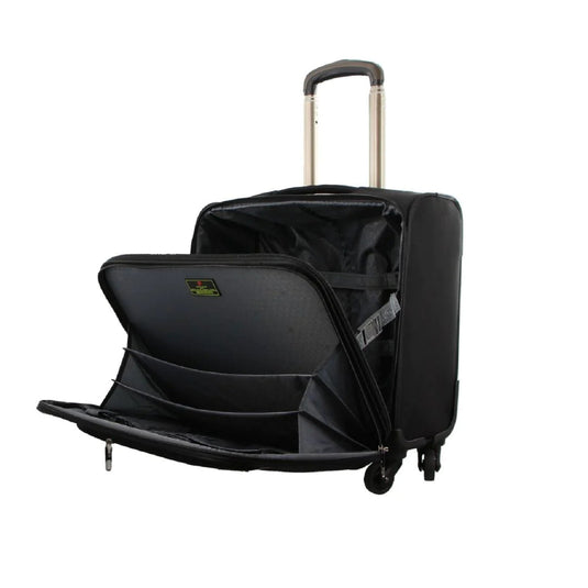 Pierre Cardin 4-Wheel Mobile Office/Cabin Case Travel Luggage Suitcase - Black-2