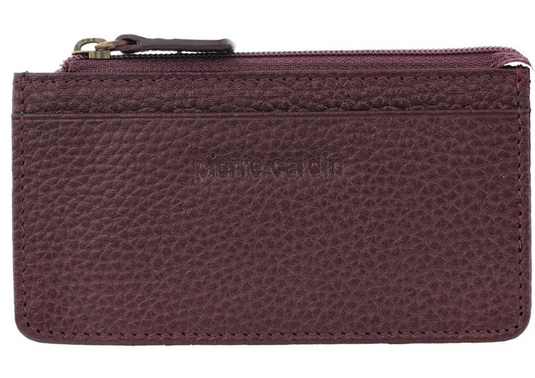 Pierre Cardin RFID Leather Coin Purse Wallet w/ Keyring in Shiraz-1