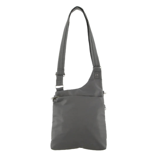 Pierre Cardin Anti-Theft Small Cross Body Bag Slash Proof RFID Blocking - Grey-3