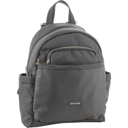 Pierre Cardin Anti-Theft Backpack Slash Proof RFID Blocking Bag - Grey-1