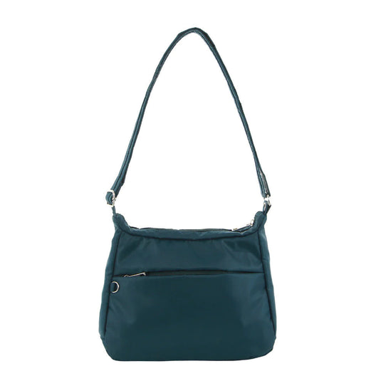 Pierre Cardin Anti-Theft Crossbody Bag Slash Proof RFID Blocking - Teal-3