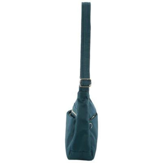 Pierre Cardin Anti-Theft Crossbody Bag Slash Proof RFID Blocking - Teal-2
