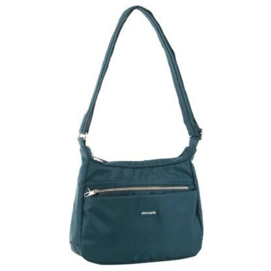 Pierre Cardin Anti-Theft Crossbody Bag Slash Proof RFID Blocking - Teal-0