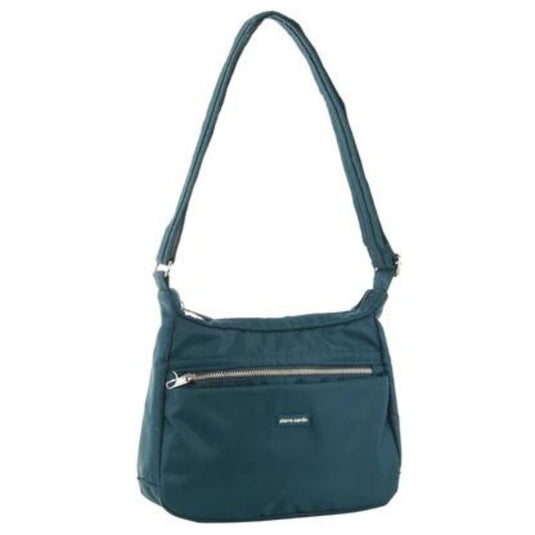 Pierre Cardin Anti-Theft Crossbody Bag Slash Proof RFID Blocking - Teal-1