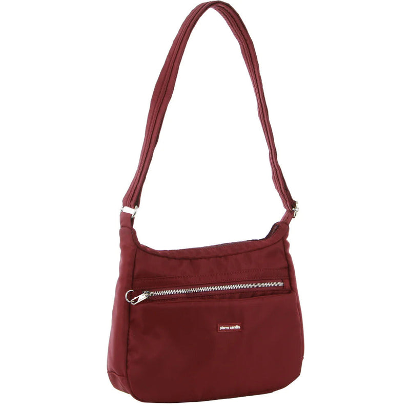 Load image into Gallery viewer, Pierre Cardin Anti-Theft Crossbody Bag Slash Proof RFID Blocking - Wine-0
