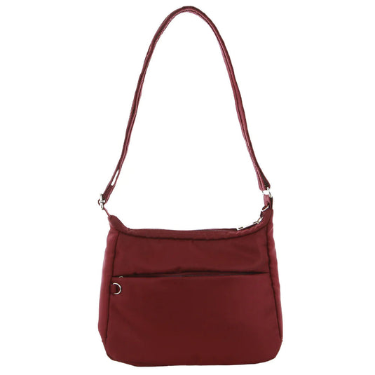 Pierre Cardin Anti-Theft Crossbody Bag Slash Proof RFID Blocking - Wine-3