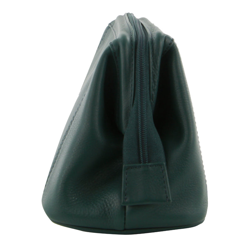 Load image into Gallery viewer, Pierre Cardin Mens Rustic Leather Toiletry Case Bag Travel - Zirkon-3

