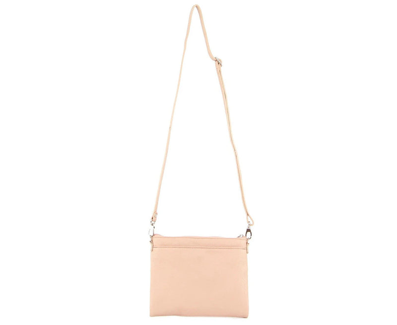 Load image into Gallery viewer, Pierre Cardin Ladies Cross Body Bag Leather Clutch Shoulder Sling Womens  - Blush-0
