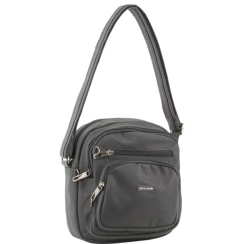 Load image into Gallery viewer, Pierre Cardin Anti-Theft Cross Body Bag Slash Proof RFID Blocking - Grey-0
