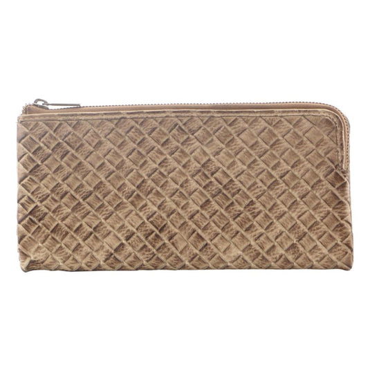 Pierre Cardin Womens Soft Rustic Leather Wallet Coin RFID Purse - Latte-1