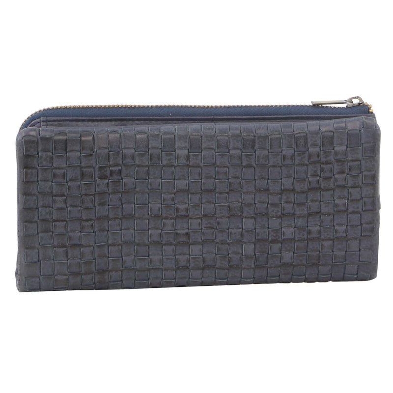 Load image into Gallery viewer, Pierre Cardin Womens Soft Rustic Leather Wallet Coin RFID Purse - Teal-0
