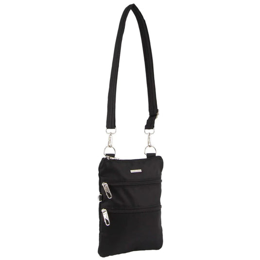 Pierre Cardin Anti-Theft RFID Ladies Cross Body Bag Slash Proof Crossbody Women - Black-1