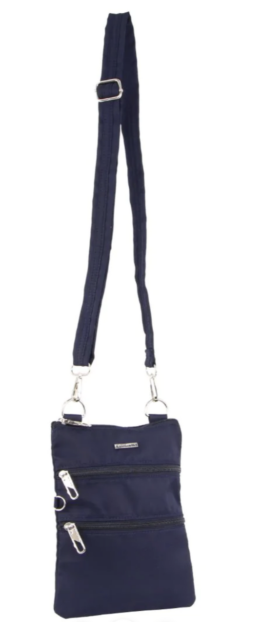Pierre Cardin Anti-Theft RFID Ladies Cross Body Bag Slash Proof Crossbody Women - Navy-1